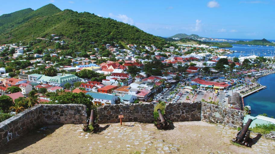 Ramparts of Fort Saint-Louis, St Martin