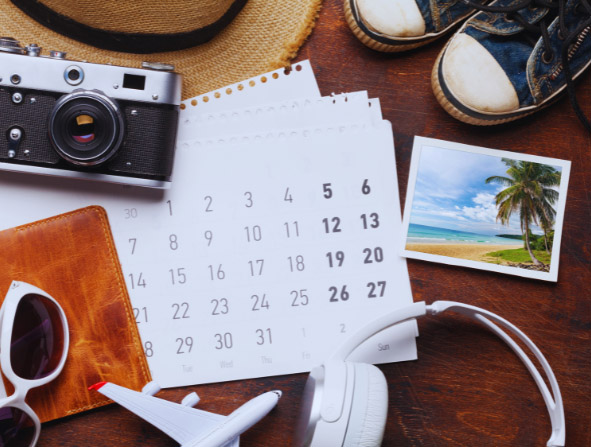 Travel Vacation Calendar