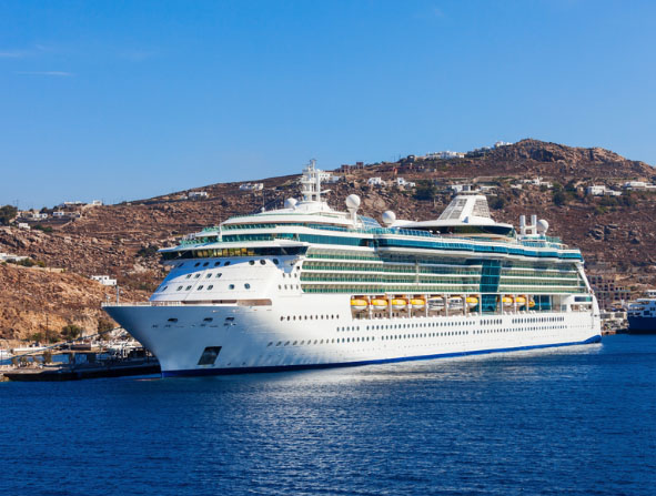Cruise Ship, Mykonos Island