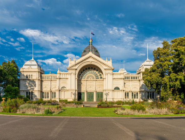 Royal Exhibition Building in Melbourne, Australia