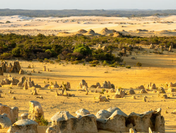 Pinnacles Desert in western Australia