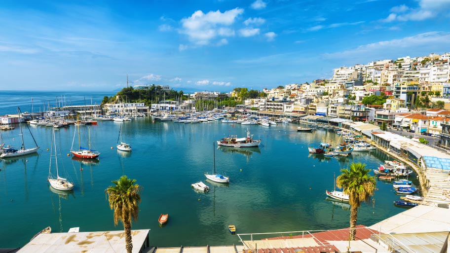 Mikrolimano marina in Piraeus, Athens, Greece