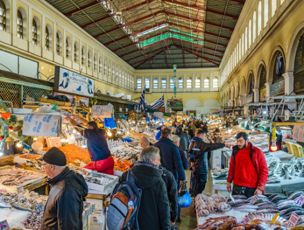 Dimotiki Agora Market, Athens, Greece