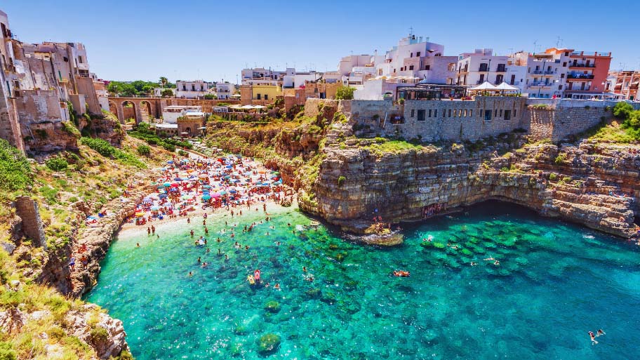 Crystal Clear Beach in Italy - Tourist Destination