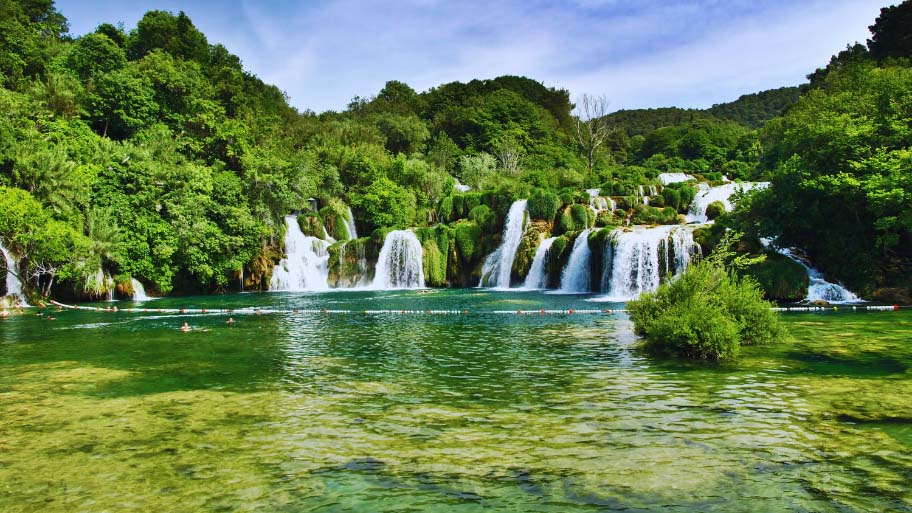 Krka waterfalls