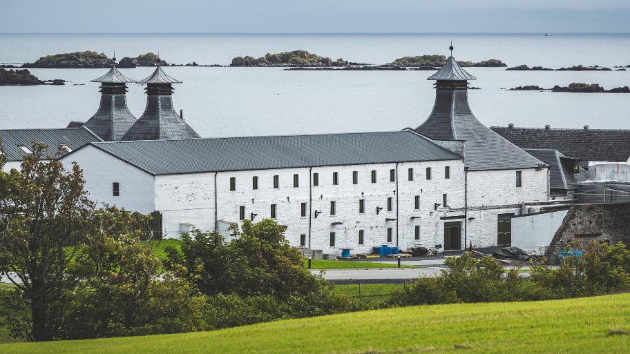 Laphroaig Distillery Buildings. Islay Island