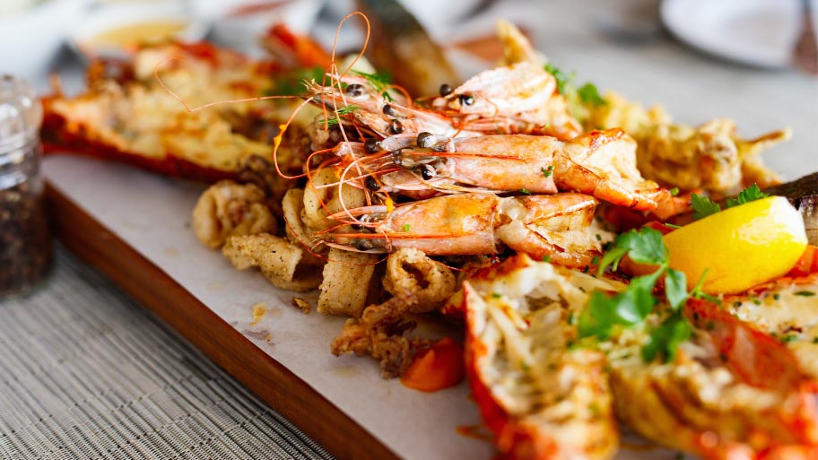 Grilled Seafood Platter