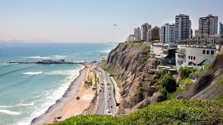 Miraflores in Lima Peru