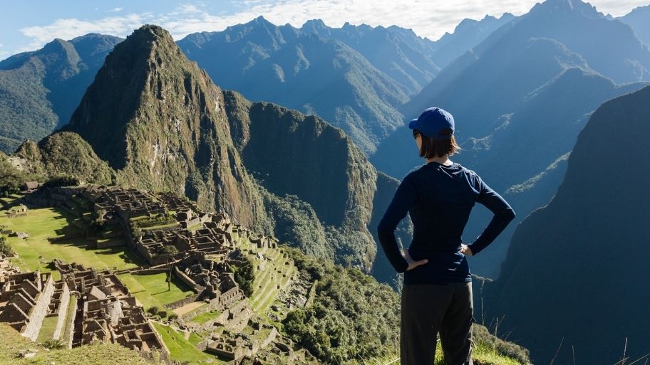 Woman in Machu picchu, Peru