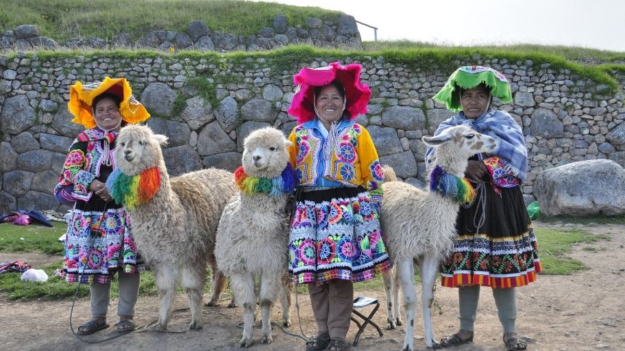 locals in Peru