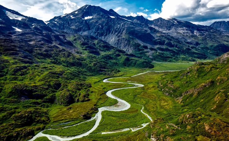 Alaska River Landscape