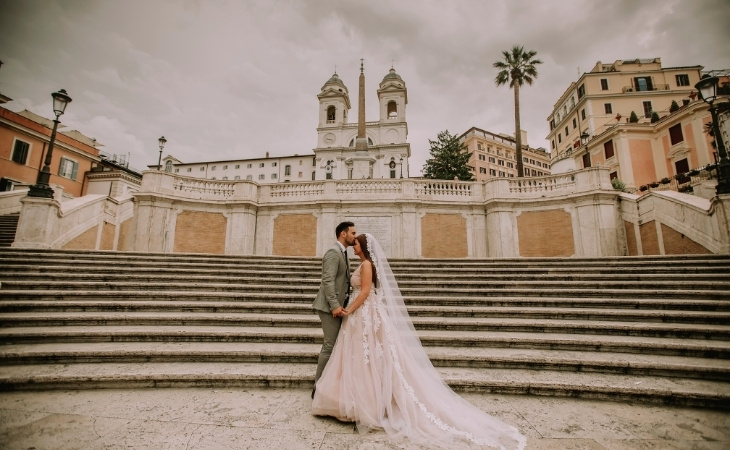 Wedding Couple in Rome