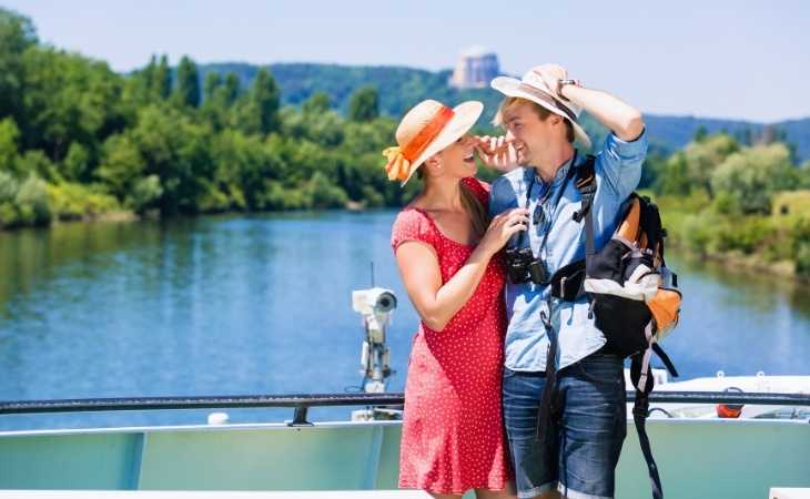 Couple on River Cruise