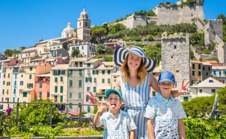 Family Traveling in Italy