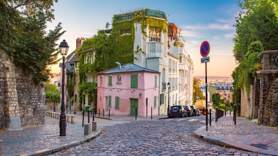 Montmartre in Paris, France