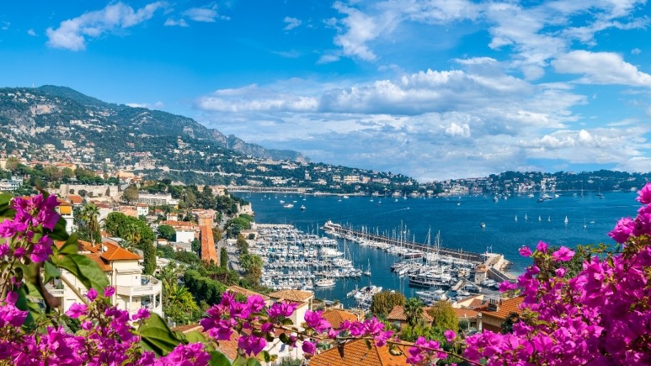 French Riviera coast